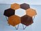 Modular Hexagonal Coffee Tables by Gio Ponti for Isa Bergamo, Italy, 1950s, Set of 7, Image 4