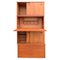 Mid-Century Modern Modular Teak and Metal Bookcase Wall Unit from Avalon, 1970s, Set of 6 3