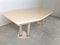 Vintage Beige Lacquered Dining Table, 1970s 5