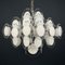 Murano Glass Chandelier by Gino Viscosi, 1970s, Image 8