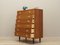 Vintage Danish Ash Chest of Drawers, 1970s, Image 4