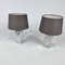 Italian Marble Table Lamps, 1980s, Set of 2 3