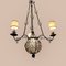 Wrought Iron and Murano Glass Chandelier, 1940s, Image 6
