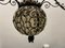 Vintage Kronleuchter aus Muranoglas aus Schmiedeeisen, 1940er 2
