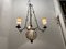 Wrought Iron and Murano Glass Chandelier, 1940s 9