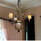 Wrought Iron and Murano Glass Chandelier, 1940s 8