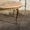 French Louis XV Style Oval Marble and Brass Coffee Table, 1960s, Image 8