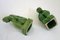 Green Terracotta Bookends from Vallauris, France, 1950s, Set of 2 5