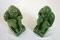 Green Terracotta Bookends from Vallauris, France, 1950s, Set of 2 10