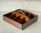 Industrial Wooden Tray with 8 Compartments with Shaped Handle, Italy, 1950s, Image 10