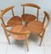 Heart Dining Chairs Fh4103 by Hans J Wegner for Fritz Hansen, Denmark, 1960s, Set of 4 10