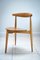 Heart Dining Chairs Fh4103 by Hans J Wegner for Fritz Hansen, Denmark, 1960s, Set of 4, Image 3