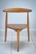 Sedie da pranzo Heart Fh4103 di Hans J Wegner per Fritz Hansen, Danimarca, anni '60, set di 4, Immagine 1