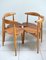 Sedie da pranzo Heart Fh4103 di Hans J Wegner per Fritz Hansen, Danimarca, anni '60, set di 4, Immagine 11