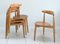 Sedie da pranzo Heart Fh4103 di Hans J Wegner per Fritz Hansen, Danimarca, anni '60, set di 4, Immagine 3