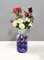 Vase Postmoderne en Verre de Murano Rouge, Blanc et Bleu attribué à Carlo Moretti, Italie, 1970 2