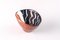 Hand-Painted Glass Tonga Bowl by Monica Backström for Kosta Boda, Sweden, Image 1