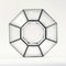 Large Mid-Century Octagonal Glass Ceiling Light from Limburg, Germany, 1960s 9