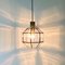 Large Mid-Century Octagonal Glass Ceiling Light from Limburg, Germany, 1960s 7