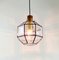 Large Mid-Century Octagonal Glass Ceiling Light from Limburg, Germany, 1960s 6