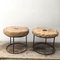 Chinese Wooden Mill Side Tables, Set of 2 1