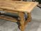 French Farmhouse Dining Table with Drawer in Bleached Oak, 1920 20
