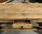 French Farmhouse Dining Table with Drawer in Bleached Oak, 1920, Image 16