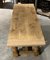 French Farmhouse Dining Table with Drawer in Bleached Oak, 1920, Image 18