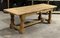French Farmhouse Dining Table with Drawer in Bleached Oak, 1920, Image 10