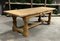 French Farmhouse Dining Table with Drawer in Bleached Oak, 1920 11