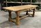 French Farmhouse Dining Table with Drawer in Bleached Oak, 1920, Image 11