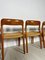 Vintage Danish Teak and Papercord Dining Chairs by Niels O. Møller for Jl Møller, 1950s, Set of 6 13