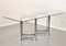 Chrome & Glass Dining Table attributed to Richard Young for Merrow, 1960s 4