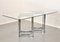 Chrome & Glass Dining Table attributed to Richard Young for Merrow, 1960s, Image 4