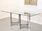 Chrome & Glass Dining Table attributed to Richard Young for Merrow, 1960s, Image 6