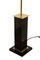 Lámpara de mesa telescópica Hollywood Regency Mid-Century moderna de latón pulido y negro de Belgo Chrom / Dewulf Selection, años 70, Imagen 5
