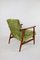 Vintage Green Easy Chair in Velvet, 1970s, Image 4