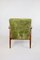 Fauteuil Vintage Vert en Velours, 1970s 8