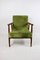 Grüner Vintage Sessel aus Samt, 1970er 7