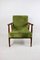 Vintage Green Easy Chair in Velvet, 1970s 7