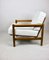 Vintage Armchair in White Ivory, 1970s 5