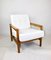 Vintage Armchair in White Ivory, 1970s 8