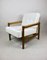 Vintage Armchair in White Ivory, 1970s 6