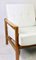 Vintage Armchair in White Ivory, 1970s, Image 9