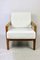 Vintage Armchair in White Ivory, 1970s 7