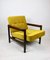 Vintage Armchair in Yellow Olive, 1970s 5