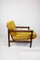 Vintage Armchair in Yellow Olive, 1970s 2