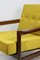 Vintage Armchair in Yellow Olive, 1970s 3