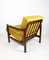 Vintage Armchair in Yellow Olive, 1970s 8