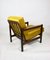 Vintage Armchair in Yellow Olive, 1970s 6
